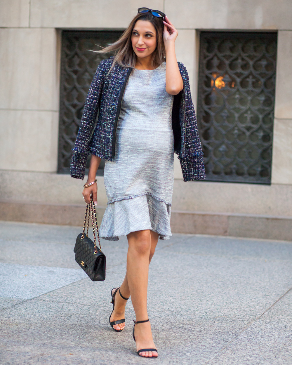 Banana Republic, Tweed, Style the Bump, How to look chic when pregnant