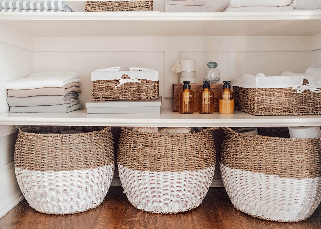Bed Bath Beyond, How to organize linen closet, organized life