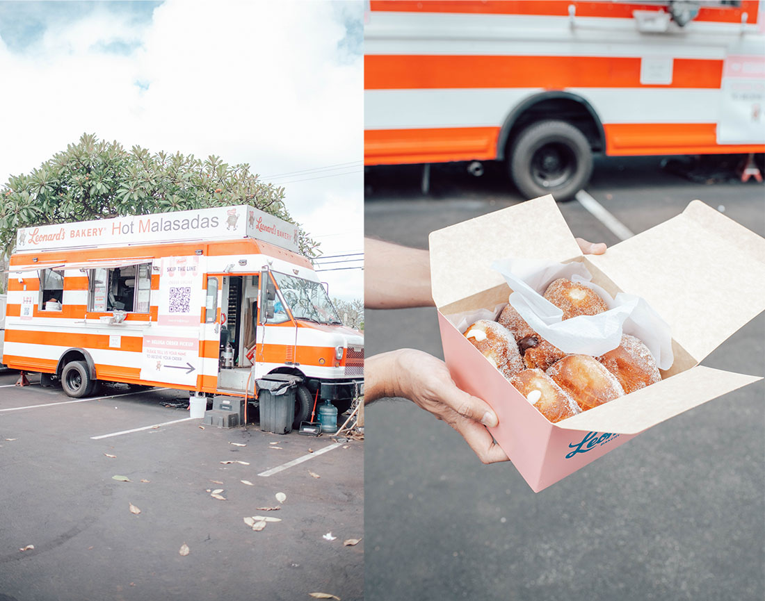 leonards bakery, food truck, dessert in oahu, best food truck in oahu, best food truck in waikiki